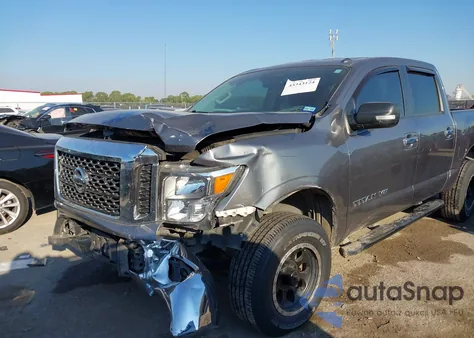 2018 Nissan Titan Sv z USA, uszkodzony, nr VIN 1N6AA1E60JN506983